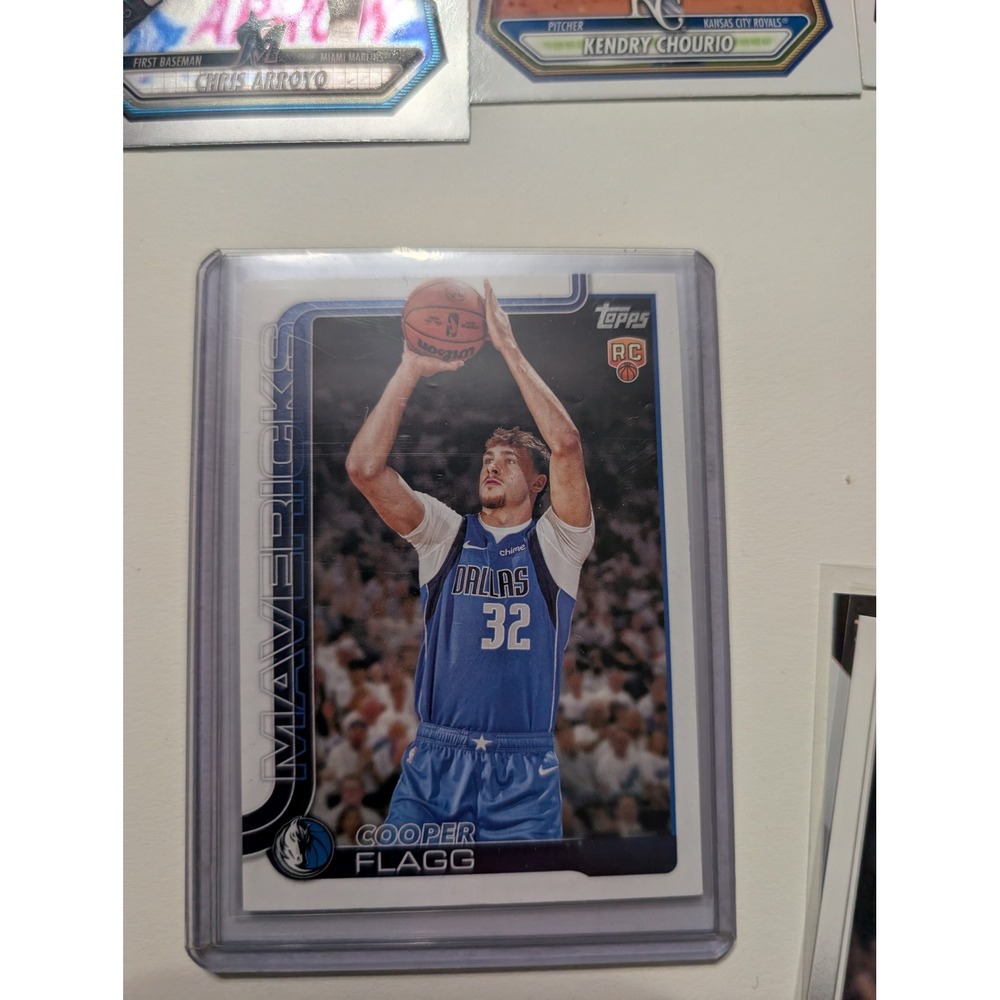 2025 Topps Basketball Cooper Flagg Rookie Card #201 Dallas Mavericks RC Duke